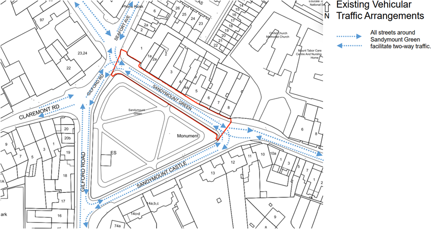 Existing Vehicular Traffic Arrangements
