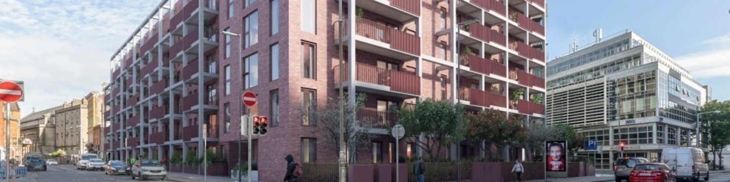 Glover Court visualisation of Corner of York Street and Mercer Street 