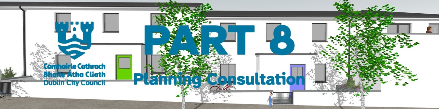 Part 8 banner text overlaid on image of housing