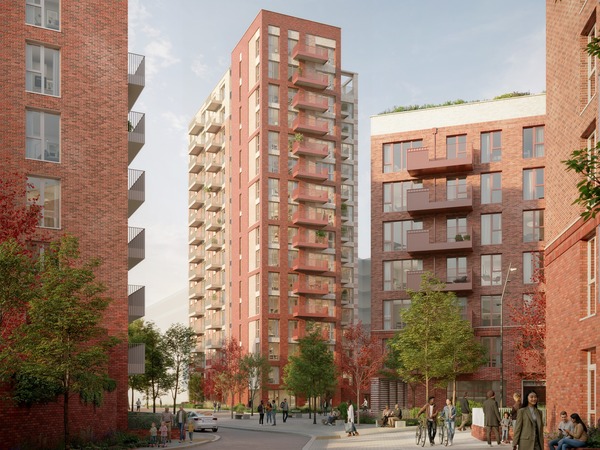 artists impression of proposed apartment buildings at donore avenue