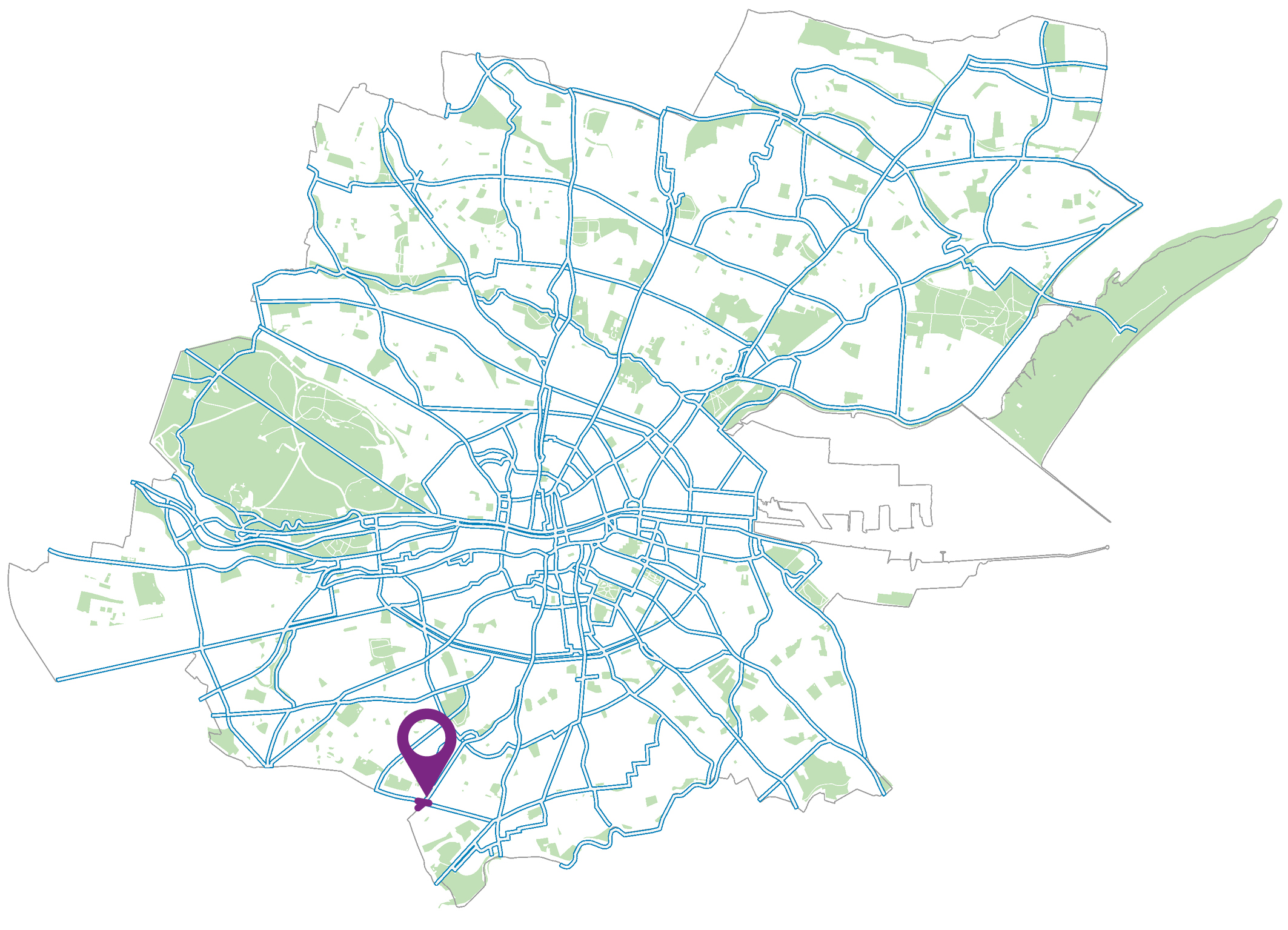 Skeleton Map of the Junction